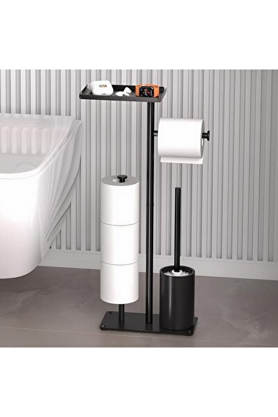 GENERAL Free Paper Holder, Toilet Paper Roll Holder for 3-4 Rolls, Stainless ...