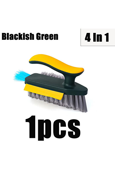 Choice 1pcs Blackish Green 1/2pcs 4 In 1 V-Shape Scrubber Brush For Kitchen B...