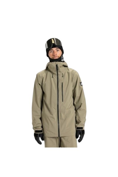 Quiksilver Muldrow Erkek Bej Snowboard Ceketi ERKEK SNOWBOARD CEKETİ EQYTJ03493