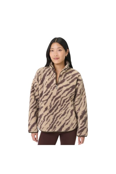 Sweaty Betty New Plush Half Zip Kadın Bej Polar KADIN POLAR SB10299A-270