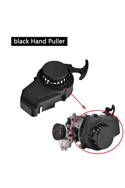 Choice1 black Pull Starter Start Aluminum Thicken for 47cc 49cc Gas Minimoto ...