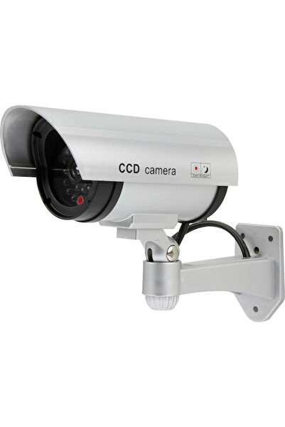 Olympia DC 400 Ψεύτικη Κάμερα Παρακολούθησης Τύπου Bullet Ασημί Κωδικός: 5925