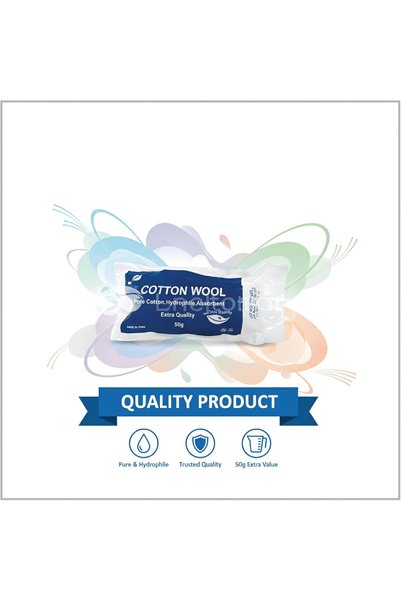 Healthease Health Choice Cotton Wool Roll 50g