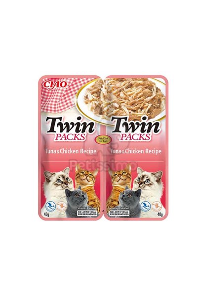 Ciao CAT PACKAGE CHURU CAT TWIN TUNA&CHICKEN 40GR