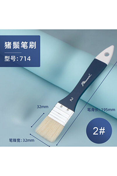 Choice4 Bristle 2 1/3/5/7/9 PCS Chip Paint Brushes Natural Bristles Wooden Ha...