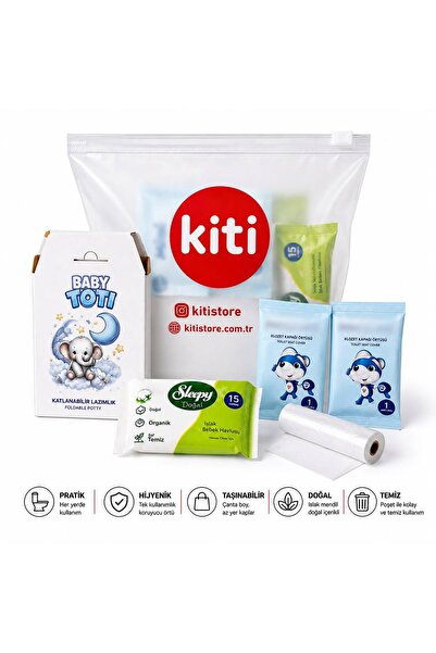KİTİ Kids Taşınabilir Hijyenik Çocuk Tuvalet