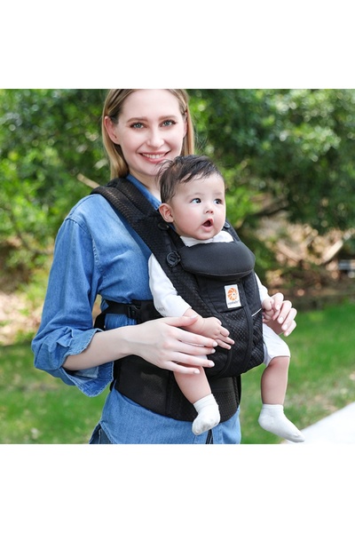 Choice Breeze Black Baby Carrier Ergonomic Infant Multifunctional Waist Stool...