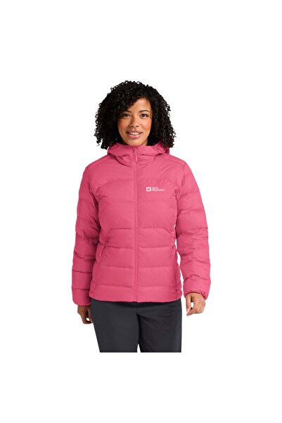 Jack Wolfskin Ather Do Hoody Rds Kadın Pembe Outdoor Ceketi KADIN OUTDOOR CEKETİ