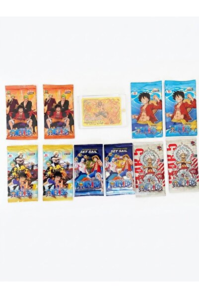 CANTEX TECH One Piece 10 Pack Cards + 1 Rare Metal Protection Included Card Set