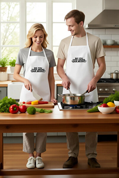 PayBuy Unisex Chef Apron Barbecue Smoker Question Printed Kitchen Wear Retro ...