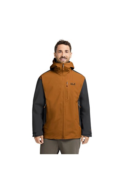 Jack Wolfskin Men's Orange Rainrush 2L Jkt m Coat A65874-5401