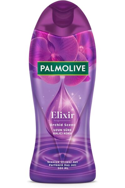 Palmolive غسول الجسم اليكسير الاوركيد، جل استحمام مرطب، عطر يدوم طويلا، مع ال...