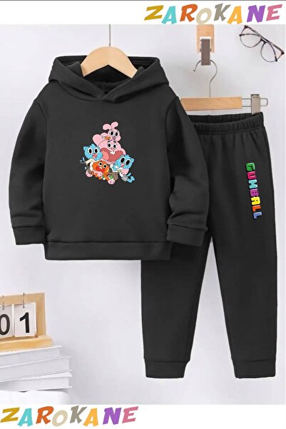 ZAROKANE New Gumball Printed Winter Children's Hooded Cotton Insulated Tracks...