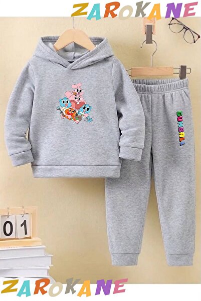 ZAROKANE New Gumball Printed Winter Children's Hooded Cotton Insulated Tracks...
