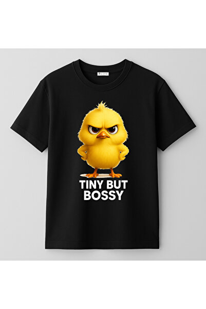 BLITZIST Angry Yellow Chick Design Printed Children's T-Shirt (Ages 4-13)
