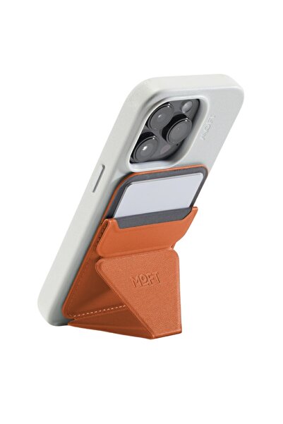 MOFT Movas Snap-On MagSafe Portofel magnetic cu suport, Portocaliu