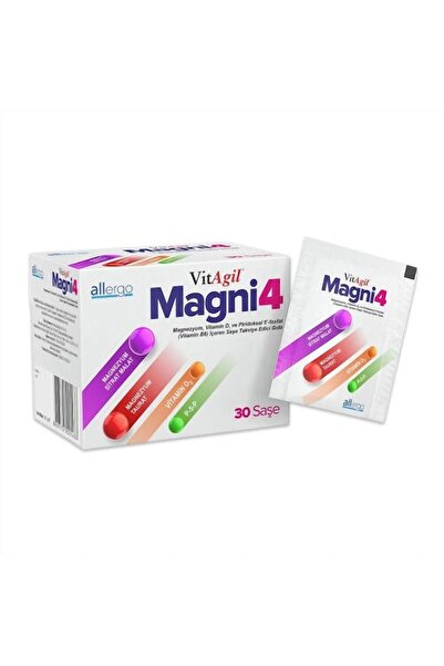 Möller's Allergo Vitagil Magni4 Magnezyum Vitamin D3 P5P 30 Saşe