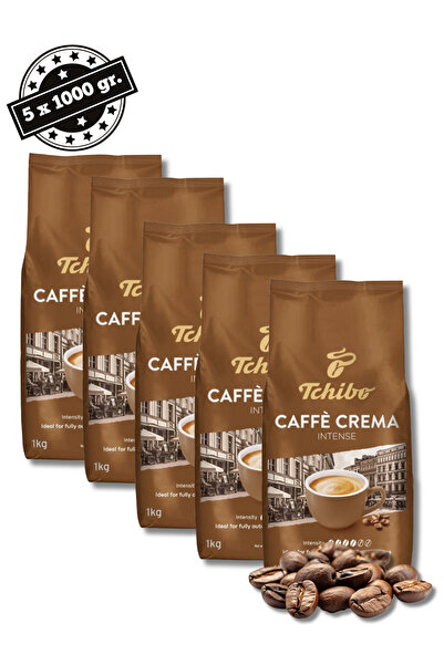 Tchibo 5 x Caffe Crema Intense Boabe de cafea 1kg
