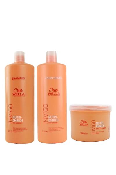 Wella Professionals Set Wella INVIGO Nutri-Enrich: Șampon 1000 ml + Balsam 10...
