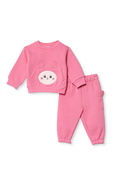 ebebek Hello Baby HelloBaby Kız Bebek Eşofman Takımı Tavşan Baskılı Bisiklet ...