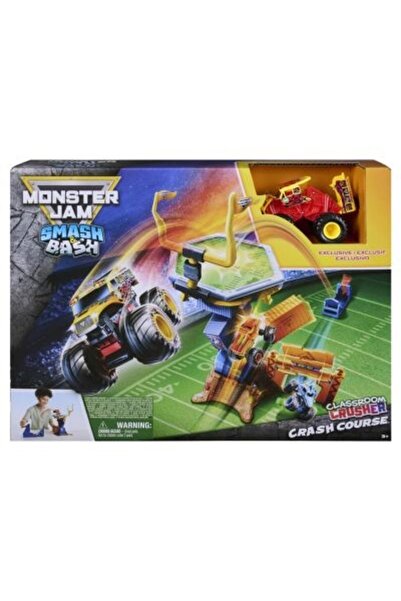 SPIN MASTERR Set de joacă Monster Jam - Smash & Bash, Crash Course, cu catapu...