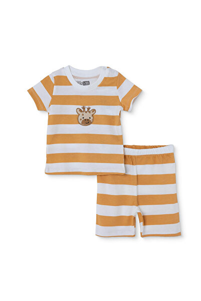 ebebek Hello Baby HelloBaby Erkek Bebek Yenidoğan Tshirt-Şort Gömlek Yaka Kıs...