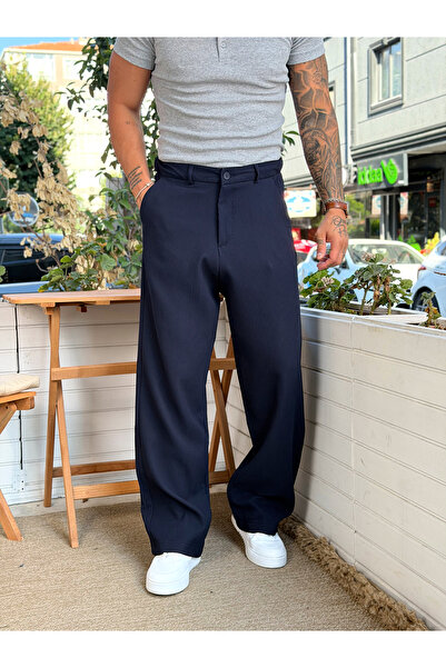 manch collection Korean Cut Ribbed Trousers
