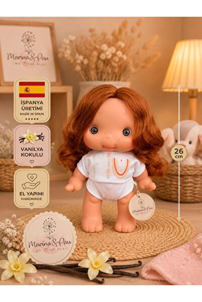 MARINA & PAU MARINA&PAU 26 cm PAU KIDS TELMO Oyuncak Bebek | İspanyol Bebek