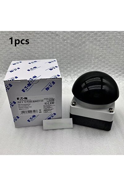 Eaton Fak-S/Kc11/I Palm/Foot Button, Momentary, Black, No/Nc