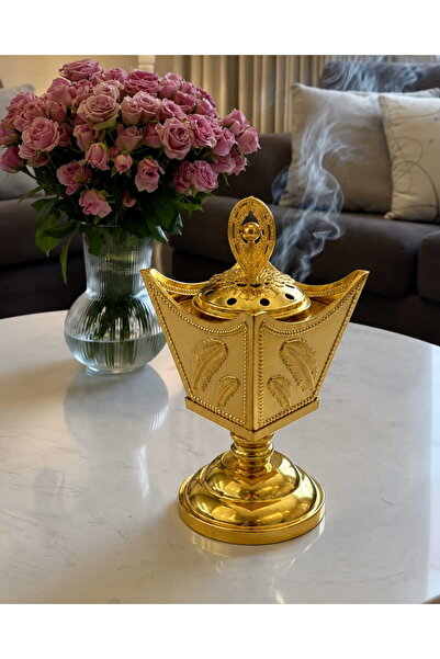 OUD WORLD مبخرة السلطان الذهبية الفاخرة
