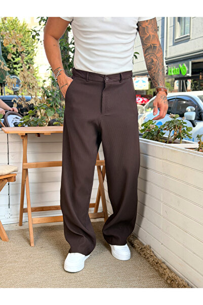 manch collection Korean Cut Ribbed Trousers