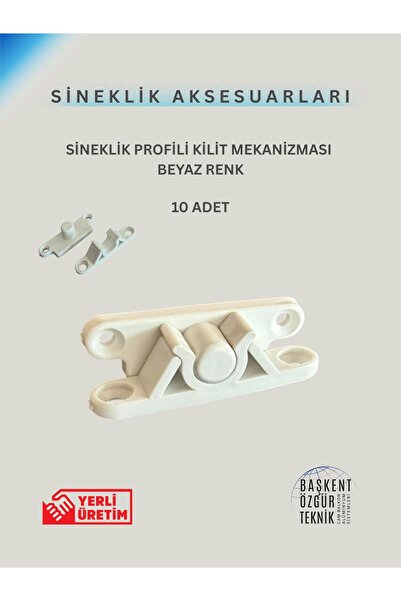CADDE CAM BALKON PLASTİK SİNEKLİK KİLİDİ ÇITÇIT MEKANİZMASI - KAPI, PENCERE V...