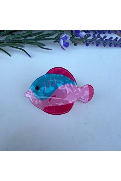 nesdesignn Pink Fish Model Pearlescent Bone Buckle