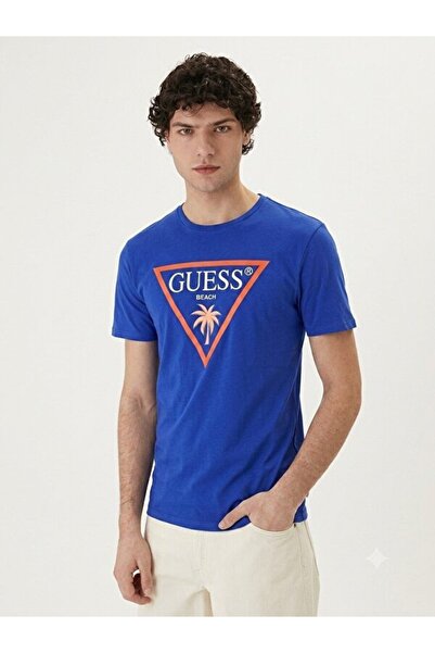 Guess Jersey Erkek Slim Fit T-Shirt