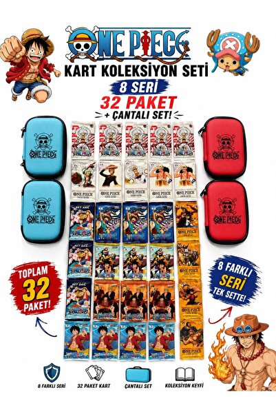 CANTEX TECH One Piece Play Card 8 Series 32 Packs in One Including Card Prote...