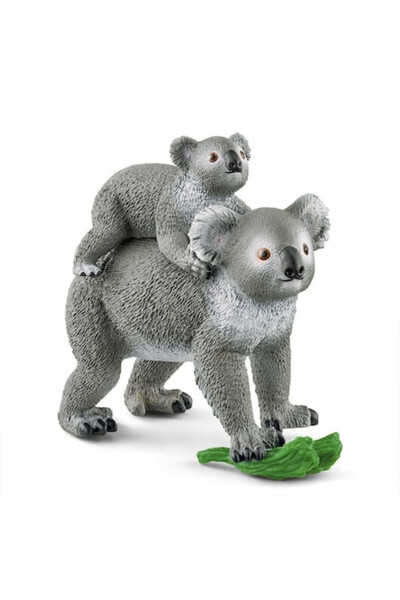 SCHLEICH Set 2 figurines Schleich, Wild Life, Mother and Baby Koala
