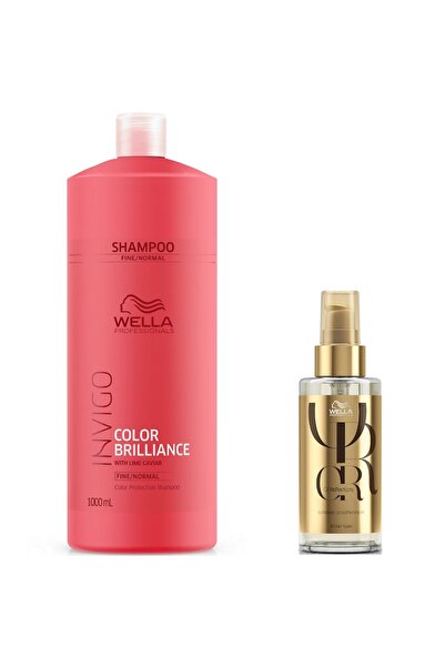 Wella Professionals Σετ Wella Invigo Color Brilliance για Λεπτό/Κανονικό μαλλ...