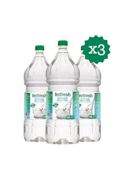 Ferfresh Beyaz Sirke 2 Lt Pet Karbonatlı x 3 Adet