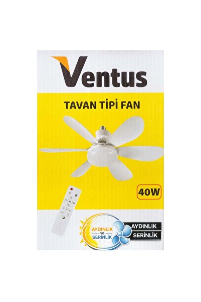 Ventus konak alışveriş VANTİLATÖR LAMBA TAVAN TİPİ FAN
