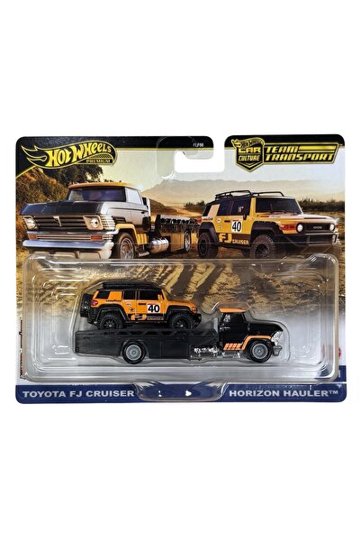 HOT WHEELS Premium Team Transport Toyota Fj Cruiser Horizon Hauler Flf56 - Jbm33