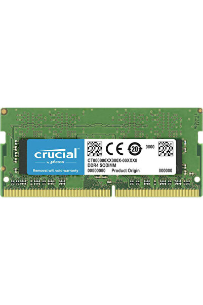 Crucial DDR4 με μονάδα 1x8GB και ταχύτητα 3200 για φορητό υπολογιστή Κωδικός:...