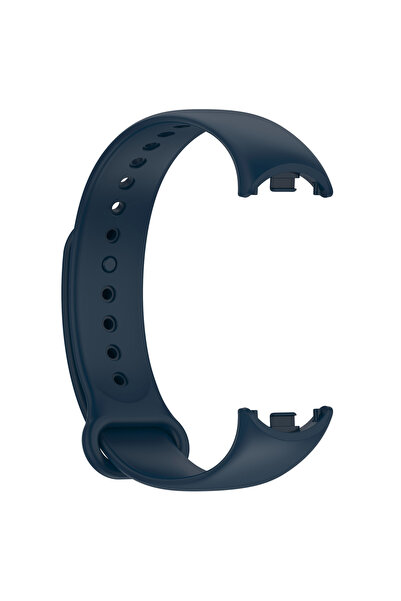Choice11 For Miband 8 9 10 12 midnight blue Soft Silicone Strap for Mi Band 1...