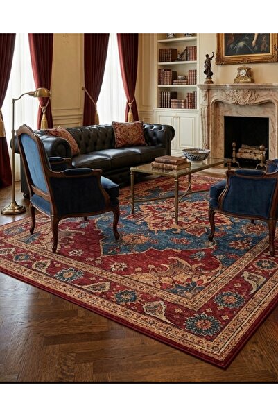dekorug Doğal İplik Şönil Dokuma Pamuk Taban Halı Koridor Halısı Kilim – Antr...
