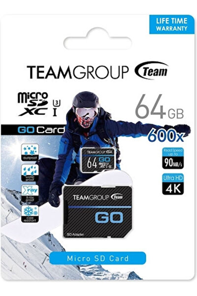 Other TeamGroup GO Card Micro microSDXC 64GB U3 V30 UHS-I με Προσαρμογέα