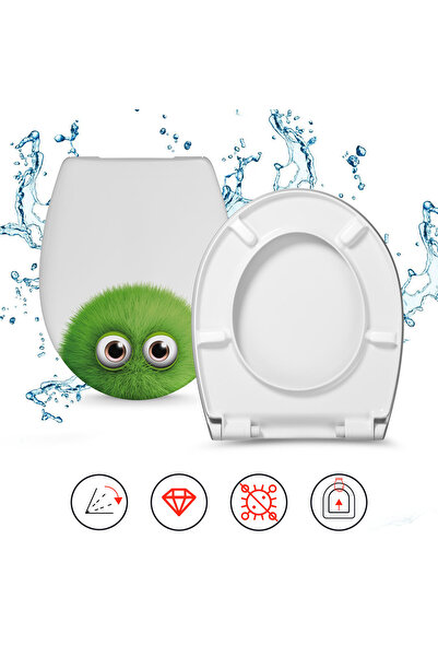 Hamberger Capac WC, Compatibil WC Universal, 45 x 36.5 cm, Monster, Din Plast...