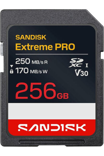 SanDisk Extreme Pro SDXC 256GB V30 UHS-I 170MB/s