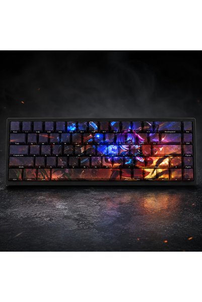 silabor Super Galaxy Annie Temalı 68 Tuşlu PBT Sublimasyon Mekanik Klavye Tuş...