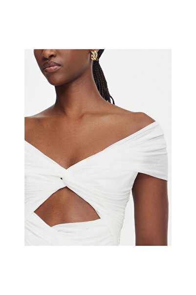 Bardot Rochie de cocktail pentru femei 60152DB Crem