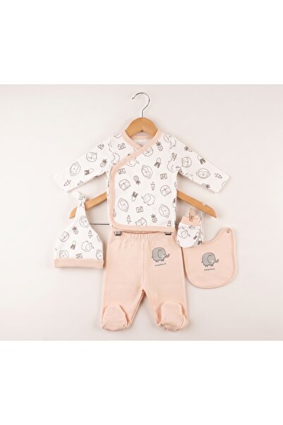 Mother Love 100% Organic Cotton 5-Piece Hospital-Issued Newborn Baby Clothing...