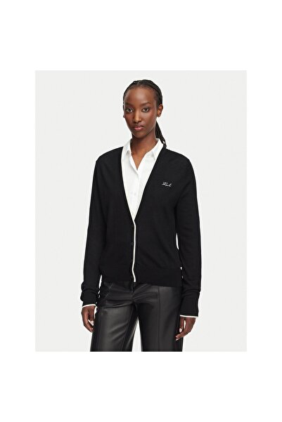 Karl Lagerfeld Cardigan de damă B3W18038 Negru